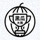 黑瓜网每日大赛官方Logo - 绿色瓜形图案
